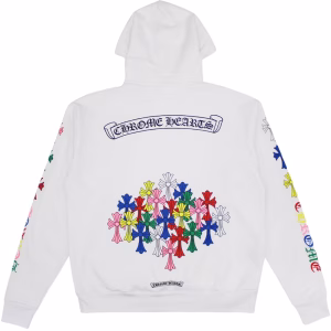 Chrome Hearts Multi Color Cross Hoodie