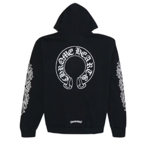 Black Chrome Hearts Hoodie​