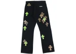 CH Leather Patches Jeans