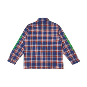 Chrome Hearts Matty Boy Link Plaid Flannel Shirt