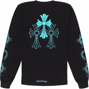Chrome Hearts Triple Cross Logo Sweatshirt Black